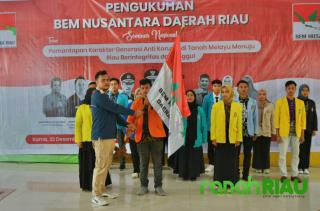 Resmi dikukuhkan, BEM Nusantara Riau siap berjuang dan bergerak nyata untuk masyarakat